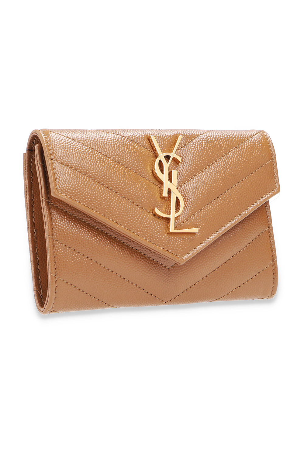 Saint laurent best sale monogram quilted wallet